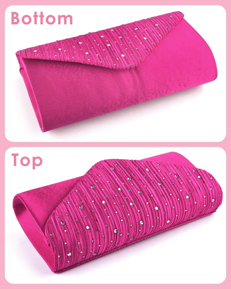 TINDTOP Evening Clutch Purses for Women Handbags for Formal Wedding Party Cocktail Prom Crossbody Shoulder Envelope Bag | for Formal Wedding, Party, Cocktail, Prom, for Formal Wedding, Party - Image 5